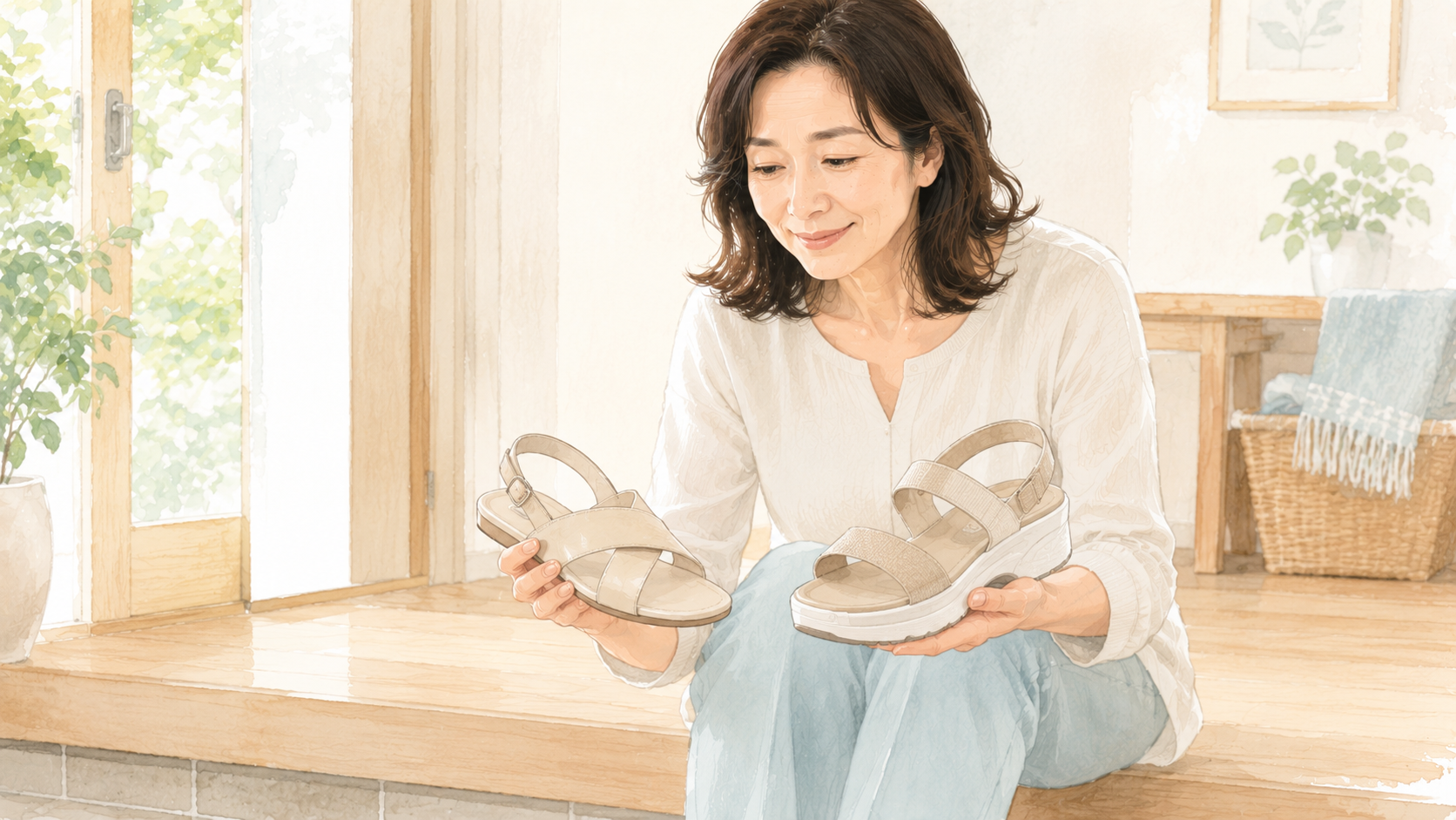 立ち仕事用サンダル2つを使い比べ|リゲッタ vs MBT正直レビュー